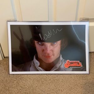 Signed Clockwork Orange Photograph - AUTHENTIC